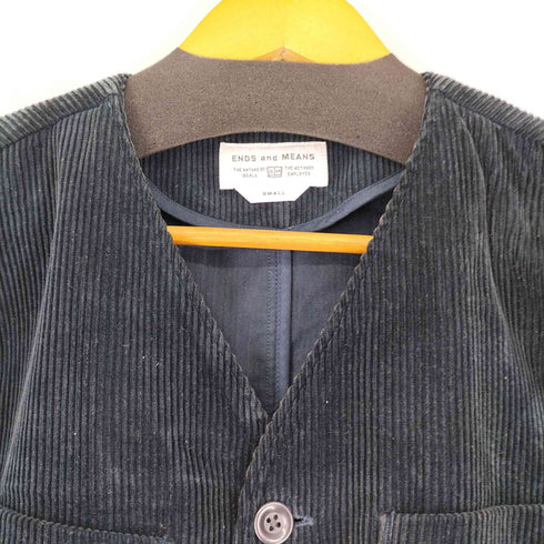 エンズアンドミーンズ ENDS and MEANS Cord Grandpa Jacket メンズ JPN:S