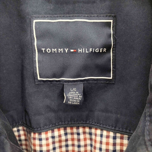 トミーヒルフィガー TOMMY HILFIGER 裏地チェック スイングトップ ジャケット メンズ import:L