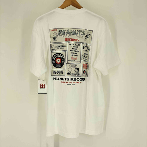 ピーナッツ PEANUTS コラボ バックプリント S/S Tシャツ メンズ JPN:XL