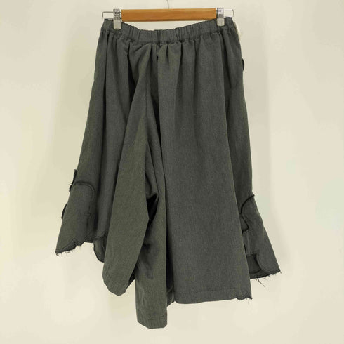 コムデギャルソンコムデギャルソン COMME des GARCONS COMME des GARCONS AD2013 フラワー パッチ 変形 キュロット パンツ レディース JPN:S