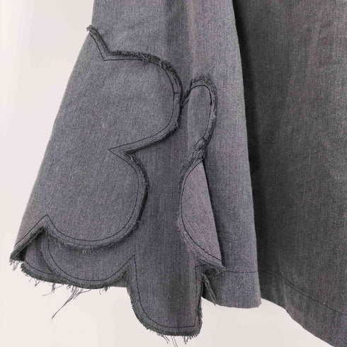 コムデギャルソンコムデギャルソン COMME des GARCONS COMME des GARCONS AD2013 フラワー パッチ 変形 キュロット パンツ レディース JPN:S