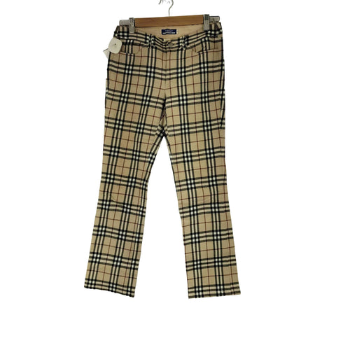 バーバリーブルーレーベル BURBERRY BLUE LABEL ノバチェックパンツ レディース 38