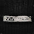 ザラ ZARA タートルネック フリンジ フラワー アクリル ニット ベスト レディース import:M