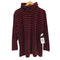 サグハーバー SAG HARBOR ボーダータートルネックベロアカットソー メンズ import:L