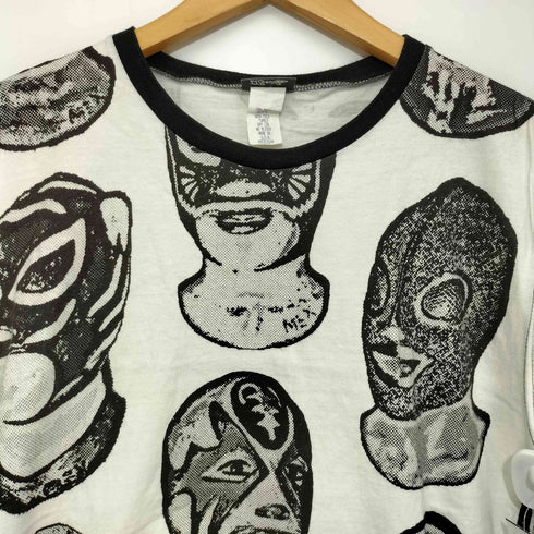 80-90s 人物プリント クルーネック タンクトップ メンズ MEDIUM