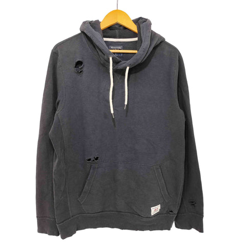 アバクロンビーアンドフィッチ Abercrombie & Fitch Y2K パンク ダメージ グランジ プルオーバーパーカー メンズ import:M