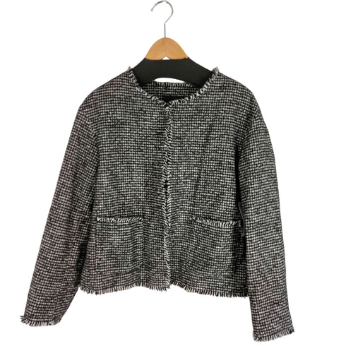 ユニクロ UNIQLO ツイードジャケット レディース JPN:M