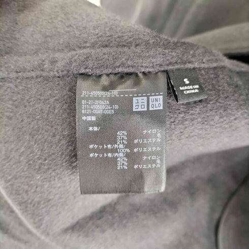 ユニクロ UNIQLO ダブルフェイスロングコート レディース JPN:S