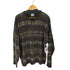 ジェフリービーン GEOFFREY BEENE 90S レーヨン混 総柄アクリルニット メンズ import:L