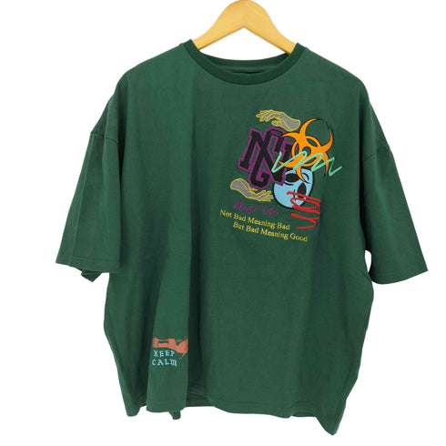 ゲンザイ genzai alien collage tee メンズ JPN:XL