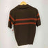 ケニントン kennington 70S ボーダー S/S ニットポロ メンズ
