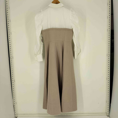 ジルスチュアートエンディローブ JILLSTUART Endy ROBE 22AW ユリア ドレス ドッキング ワンピース レディース JPN:2