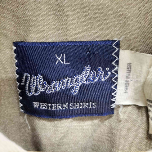 ラングラー Wrangler 90S WESTERN SHIRT L/S ウエスタンシャツ メンズ import:XL