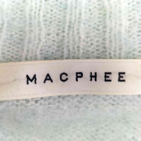 マカフィー MACPHEE MOHAIR STRETCH Vネックプルオーバー レディース JPN:S