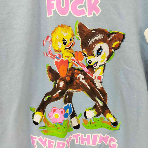 パラダイスニューヨーク PARADISE NYC Fuck Everything Crew - Light Blue メンズ import:S