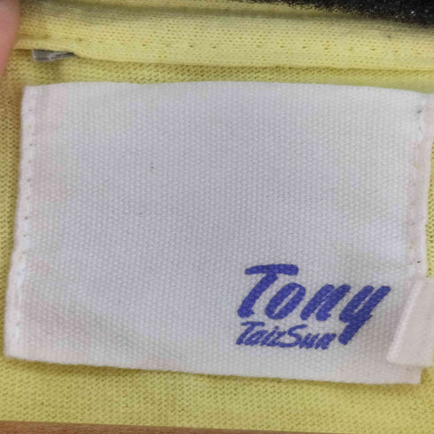 Tony Taizsun プリントクルーネックTシャツ メンズ JPN:XL