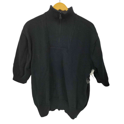 BASICKS KNITWEAR ハーフジップS/Sニット メンズ JPN:S