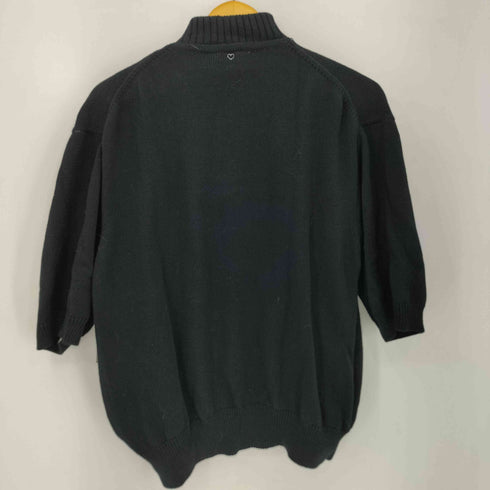 BASICKS KNITWEAR ハーフジップS/Sニット メンズ JPN:S