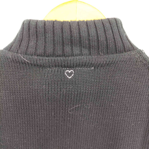 BASICKS KNITWEAR ハーフジップS/Sニット メンズ JPN:S
