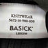 BASICKS KNITWEAR ハーフジップS/Sニット メンズ JPN:S