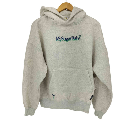 マイシュガーベイブ My Sugar Babe / MSB SUNSET/SUNRISE EMBROIDERY HOODIE メンズ JPN:M