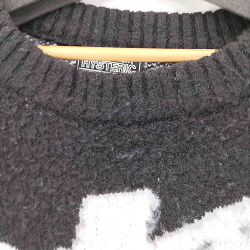 ヒステリックグラマー HYSTERIC GLAMOUR BIG LOGO KNIT メンズ JPN:M