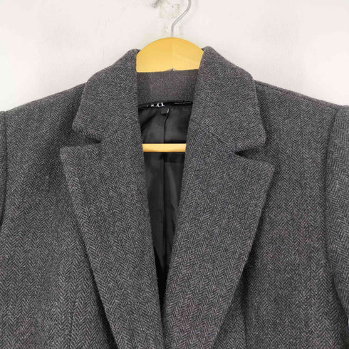 ザラ ZARA ツイード テーラードジャケット レディース US S