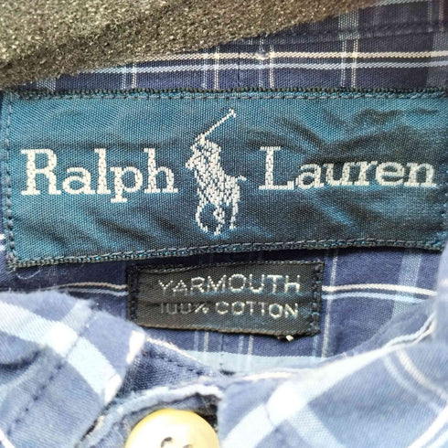 ラルフローレン RALPH LAUREN YARMOUTH スモールポニー刺繍 L/S BD チェックシャツ メンズ 15