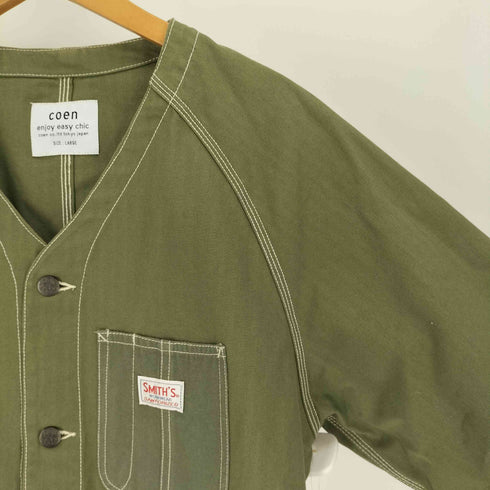 スミス SMITH’S 別注 ヘリンボーン カバーオール ジャケット メンズ import:L