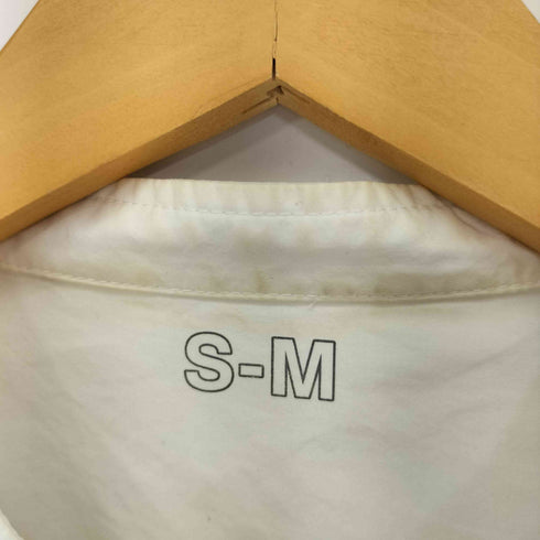 ムジラボ MUJI labo 超長綿ポプリン スタンドカラー ミドル丈シャツ メンズ S-M