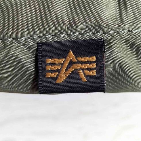 アルファインダストリーズ ALPHA INDUSTRIES バックロゴ リバーシブル MA-1 MA1 フライトジャケット メンズ import:L