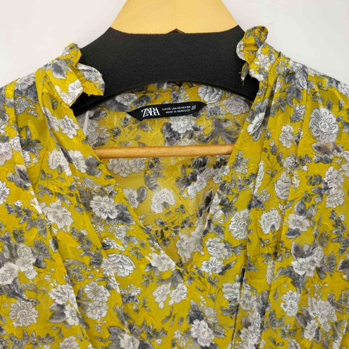 ザラ ZARA 花柄 L/S ワンピース レディース import:XS