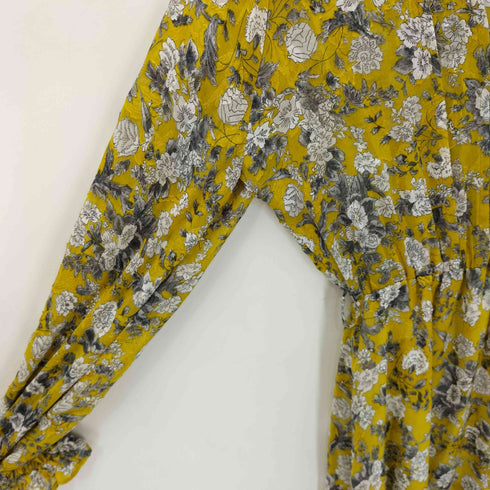 ザラ ZARA 花柄 L/S ワンピース レディース import:XS