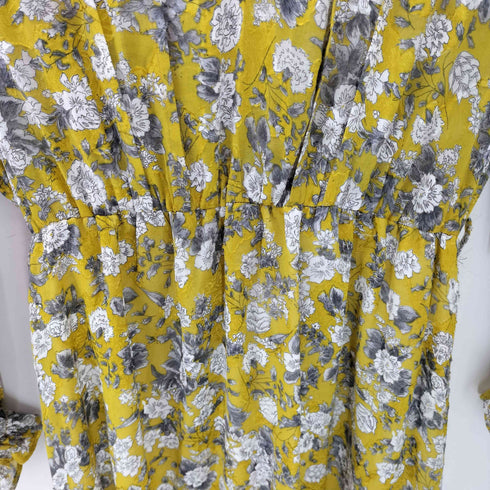 ザラ ZARA 花柄 L/S ワンピース レディース import:XS