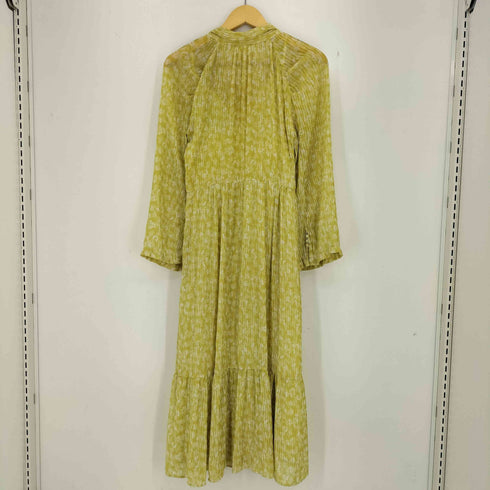 ランバンオンブルー LANVIN en Bleu ボウタイ ティアード ワンピース レディース JPN:38