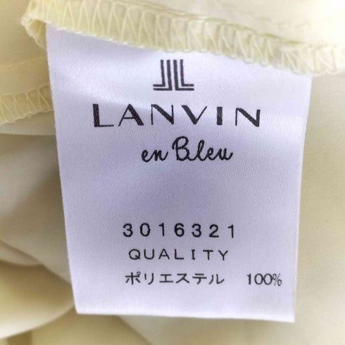ランバンオンブルー LANVIN en Bleu ボウタイ ティアード ワンピース レディース JPN:38