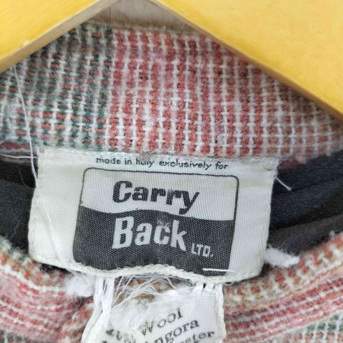 carry back イタリア製 アンゴラ混 グランパシャツ メンズ import:M