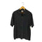 vintage silk ハニカム シルク オープンカラー S/S シャツ メンズ import:XL