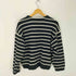ユニクロシー UNIQLO:C ボーダーVネックショートセーター レディース JPN:XL