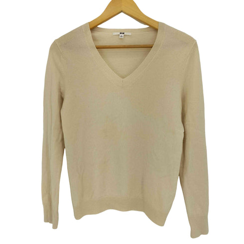 ユニクロ UNIQLO カシミヤVネックセーター レディース JPN:M