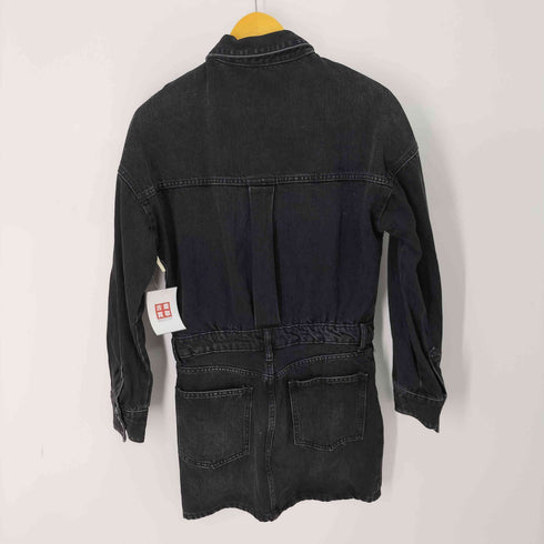 ザラ ZARA デニムミニワンピース レディース import:M
