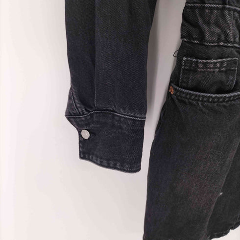 ザラ ZARA デニムミニワンピース レディース import:M