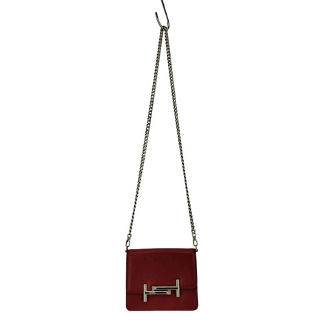 トッズ TOD’S AMU CLUTCH MINI ダブルT チェーンショルダー アム クラッチミニ レディース ONE SIZE