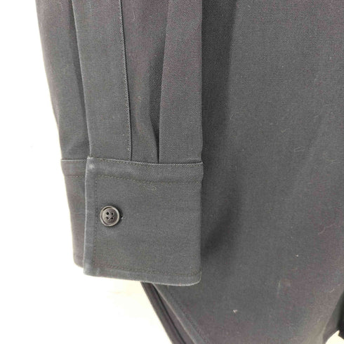 ジルサンダー JIL SANDER 20SS ARCHER FF EMB LIGHT COTTON CANVAS オーバーシャツ メンズ 37