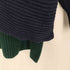 SALT+JAPAN 19AW ツートン Vネック スリットニット レディース 38