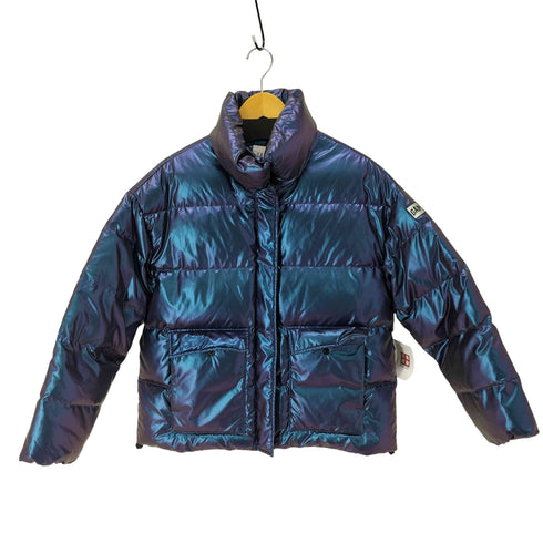 ギャップ Gap JAC HIGH COLLA ハイネックショートダウンジャケット メタリック Y3K レディース JPN:S