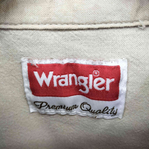 ラングラー Wrangler PREMIUM QUALITY コットンシャツ メンズ import:M