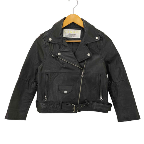 CANARI リサイクルレザーライダースジャケット レディース