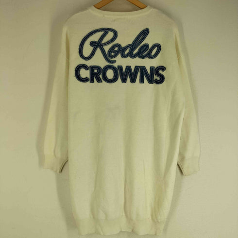 ロデオクラウンズ RODEO CROWNS 21AW ニットデニムポケットVネックワンピース レディース FREE