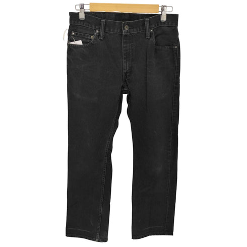 リーバイス Levis MADE IN MEZXICO REGULAR FIT 505 後染めブラックデニム メンズ W30/L32
